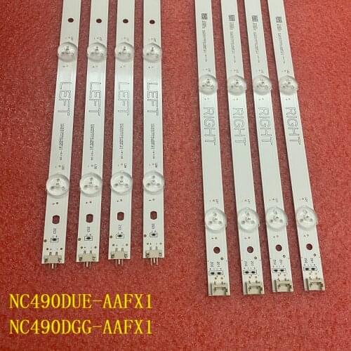 5set=40pcs LED backlight strip for LG 49UK6200 49UK6300 49UJ630V 49LJ5500 NC490DUE-AAFX1-41CA GAN01-1294A-P1 1295A 1317A 1318A