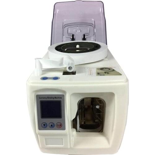 100-240V Portable Bundle Machine Currency Automatic Bank Cash Money Strapping Binding Machine