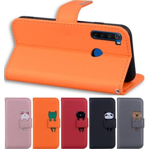 Cute Cartoon Flip Wallet For Huawei Y5P Y6P Y7P Y8P Y7 Y6 2019 Y5 Y6 Prime 2018 Honor 9 10 Lite P Smart Boy Cat Case Cover DP22G