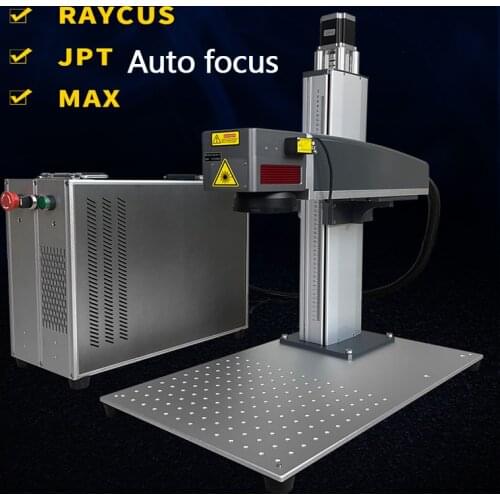 20W 30W 50W Auto Focus Fiber Engrave Laser Machine Marking Cutting Steel Gold Silver Raycus JPT Laser Source BJJCZ Control Card