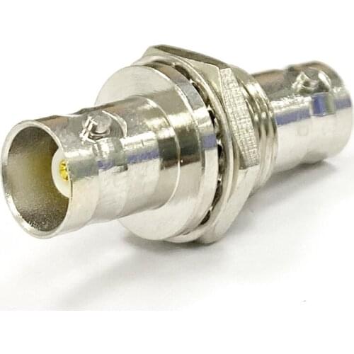 1pc BNC Jack Female Switch Jack Female With Nut RF Adapter Coupler Wholesale Fast Shipping