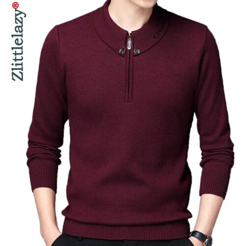 2020 brand new casual knitted thick sweater men pullover clothing fashion clothes knit winter warm mens sweaters pullovers 1584