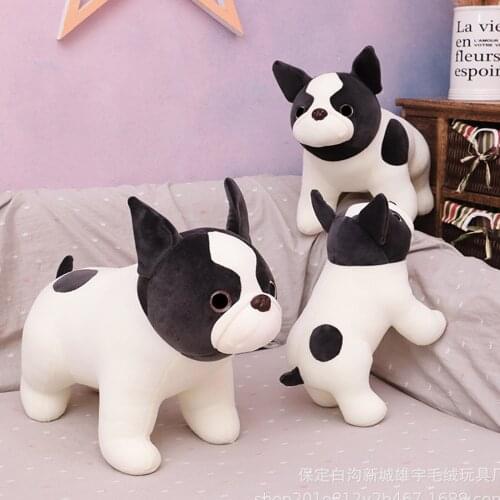 30CM Cute Animal Bulldog Plush Dolls Toys Gift Soft Stuffed Doll Cushion Sofa Animals Dolls Pillow Gifts Xmas Gift Party Decor