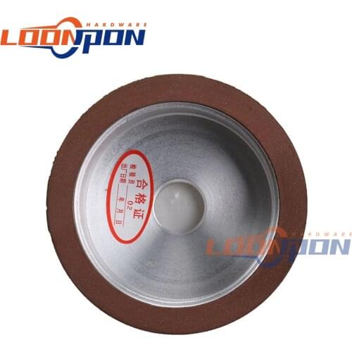4" Diamond Grinding Wheel Resin Bond Grinder Cutter Disc Cup Shape for Ungsten Steel High Speed Steel Alloy Steel 150Grit