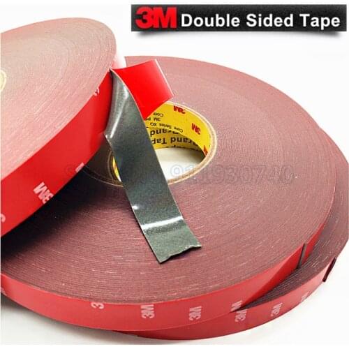 Car Special Double-sided Tape 3M VHB Heavy Black Strong Permanent Auto 6/8/10/15/20/30/40/50MM Super Sticky Tape Car Accessories