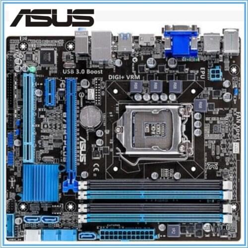Used Mainboard Desktop Motherboard FOR Asus B75M-PLUS B75 Socket LGA 1155 i3 i5 i7 DDR3 16G uATX