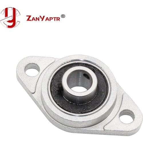 KFL08 FL08 Flange Bearing With Pillow Block 8mm Caliber Zinc Alloy Pillow Block Bearing for CNC for 3D printer Lead screw
