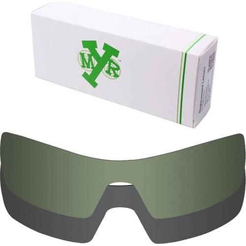 2 Pieces Mryok POLARIZED Replacement Lenses for Oakley Oil Rig Sunglasses Lens Stealth Black & Grey Green