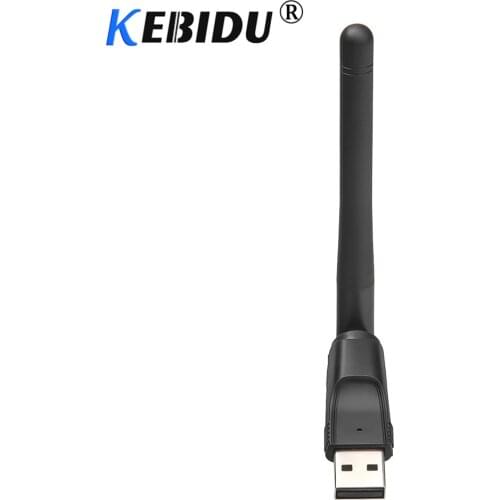 Mini Wifi Dongle Network Card MT7601 Wireless WiFi 150M USB 2.0 802.11 b/g/n LAN Antenna Adapter with Antenna for Laptop PC