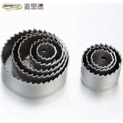 MASTERPROOF Woodworking Hole Opener Set Gypsum Board Wood Reamer Hole Punch