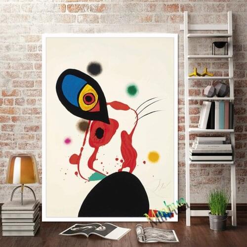 Joan Miro EUNUNQUE IMPERIAL Abstraction Poster Wall Art Printing Canvas Picture For Living Room Bedroom Home Decoration