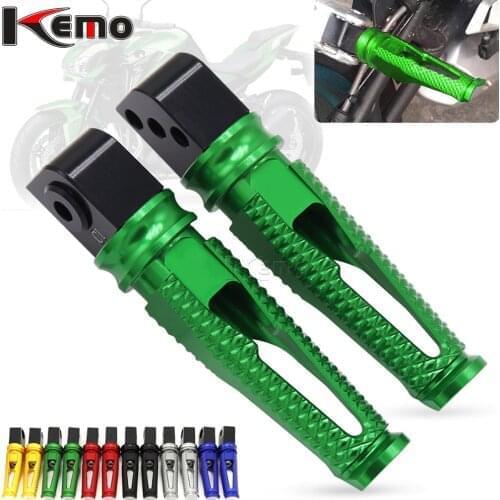 For kawasaki Z300 Z400 Z650 Z750 Z800 Z900 Z1000 Z100SX Motorcycle Foot Pegs Pedals CNC Rear Passenger Footpegs