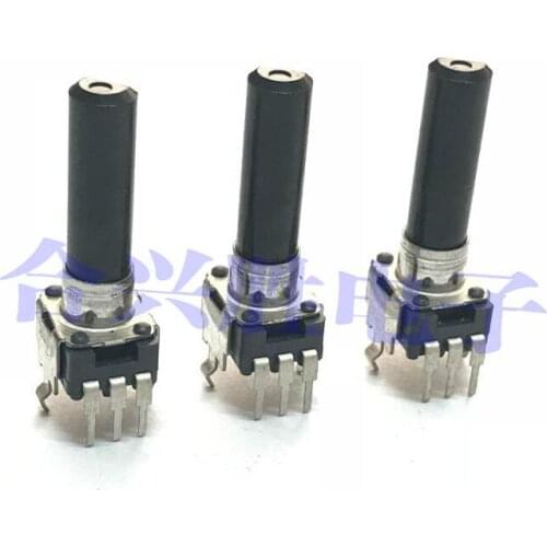 1pcs ALPS rotary potentiometer C5K B10K B50K with midpoint electronic organ mixer volume potentiometer shaft length 23mm