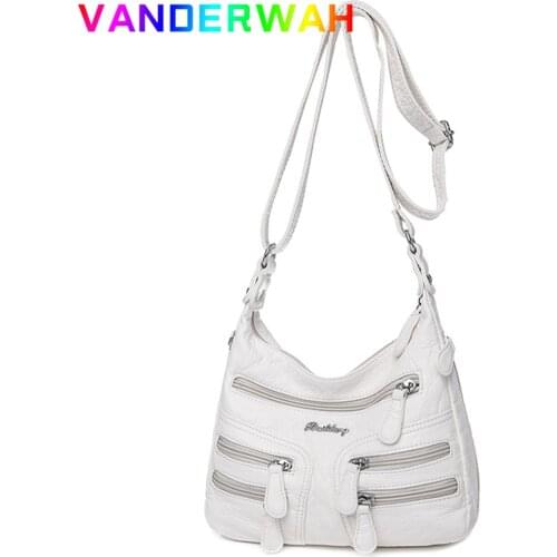 Casual Crossbody Bags for Women Luxury Designer Purses and Handbags High Quality Womens Soft Leather Shoulder Bags Sac A Main