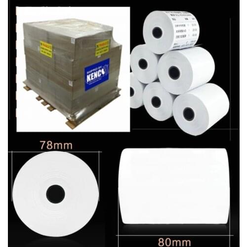 Thermal Cash Register POS paper rolls 3 1/8" x 230' 1500 Rolls /Pallet Ship by Sea Cargo