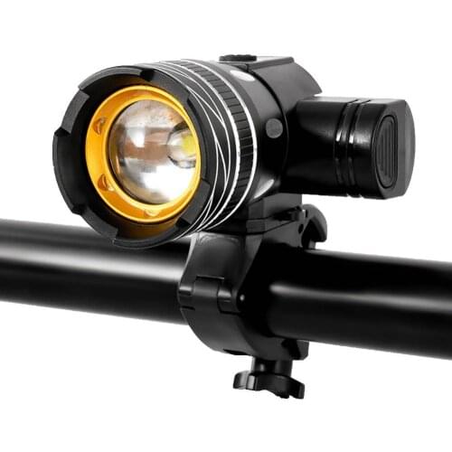 USB Rechargeable Waterproof Bike LED Front Light Flashlight Safety Cycling Lamp Cycling Lamp