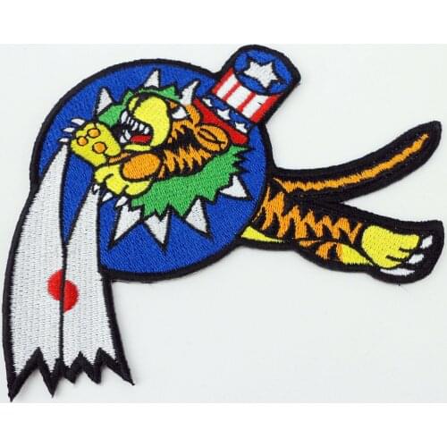WWII US AIR FORCE FLYING TIGER PATCH WWII US AVG FLYING TIGER JACKET PATCH-0327 Military Store