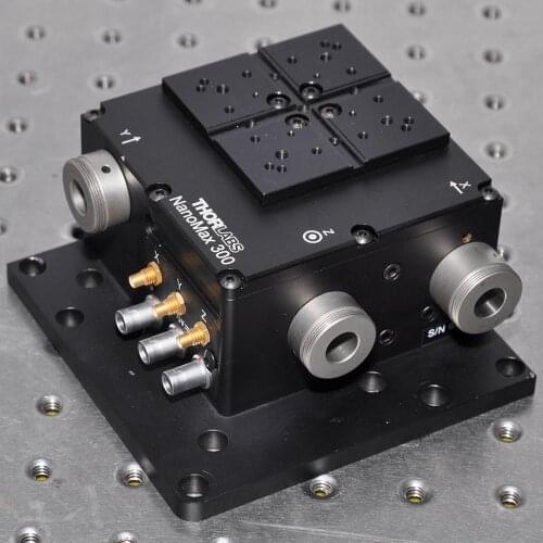 XYZ axis THORLABS NanoMax300 electric piezoelectric ceramic slide