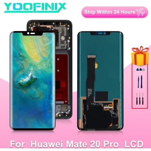 "6.39" For Huawei Mate 20 Pro Display LCD Touch Screen Digitizer For Mate 20 Pro LCD LYA-L09 LYA-L29 Display Replacement Parts
