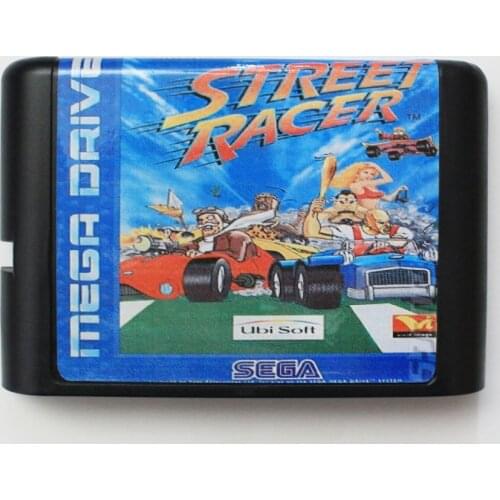 Street Racer 16 bit SEGA MD Game Card For Sega Mega Drive For Genesis