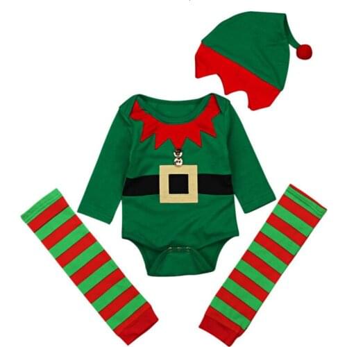 2020 Newborn Baby Clothes Merry Christmas Kids Girls Boys Bodysuit My First Christmas Jumpsuit Baby Outfit Toddler Clothes