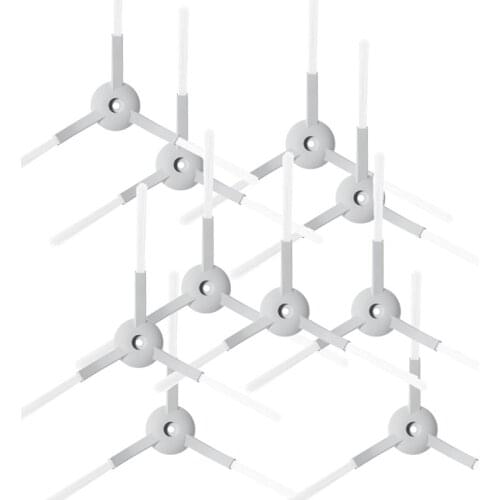 50Pcs Washable Side Brush for Xiaomi Mijia G1 Robotic Vacuum Cleaner Parts Kits Replacement Accessories