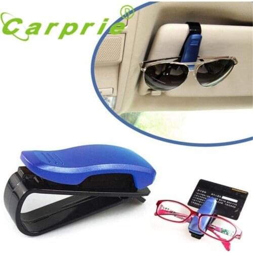 CARPRIE Car Glasses Clip 1PC Car Sun Visor Glasses Sunglasses Ticket Receipt Card Clip Storage Holder Blue ap29