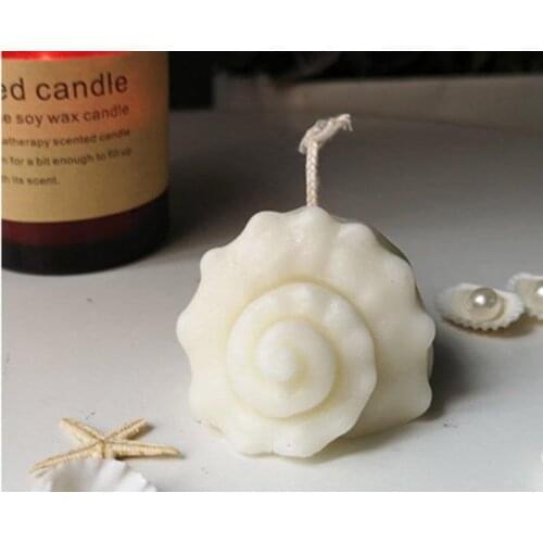 Diy Sea Snail Silicone Candle Mold The Conch Shell Gypsum Plaster Craft Molds Mini Handmade Candle Soap Mould