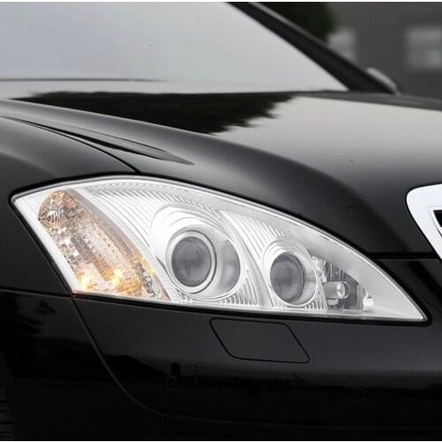 For Mercedes-Benz S-class W221 2006-2009 Car Front Headlight Cover Auto Headlamp Lampshade Head Lamp light glass Lens Shell Caps