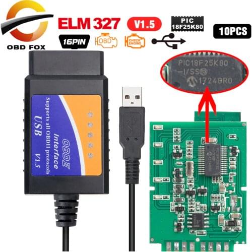 ELM327 USB V1.5 for forscan code reader super mini elm 327 V1.5 wifi obd2 scanner elm327 bluetooth 10pcs/lot Auto diagnotic tool