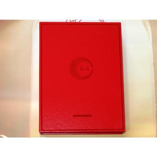 Hand signed MAMAMOO autographed 2017 mini7th album Red Moon CD+photobook+signed poster K-POP 082018