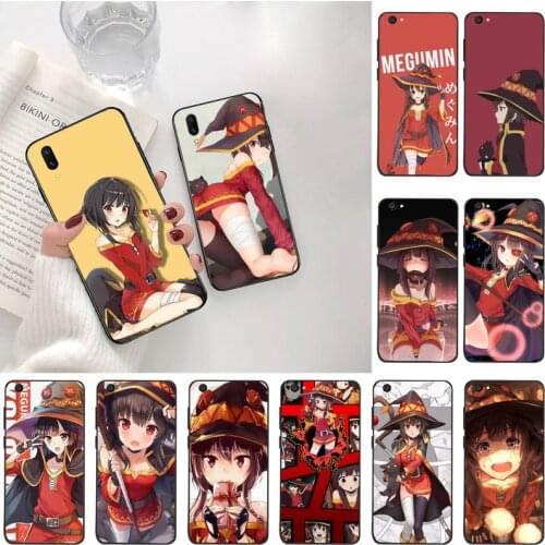 Konosuba Megumin Soft Phone Case Capa For Vivo Y91c Y17 Y51 Y67 Y55 Y7s Y81S Y19 V17 vivos5