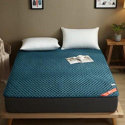 Soft Fold Tatami Mattress Single Double Adult bedroom Bedding Mattress Topper Tatami Warm Mat With Straps king queen twin size