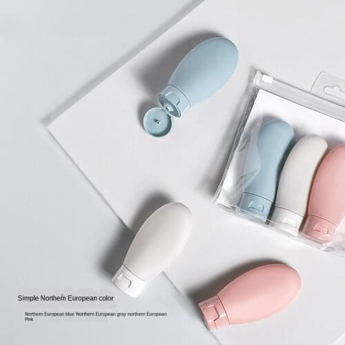 Soft Gel High Quality 60ml Lotion Shower Gel Shampoo Moisturizing Bottle Cosmetic Packaging Bottle Travel Vial Set