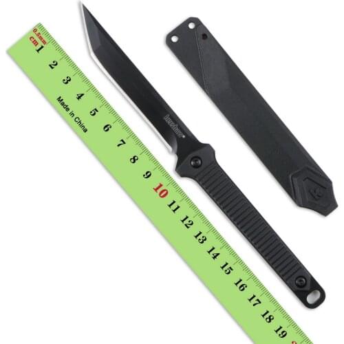 Kershaw 4008 outdoor nylon sheath knife nylon handle 8CR13MOV blade camping hunting fishing EDC tactical fruit knives tools