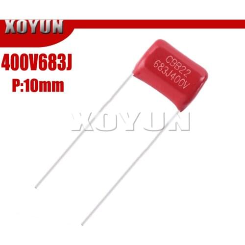 10pcs 400V683J 0.068UF 68NF Pitch 10mm 683J 400V 683J400V CBB Polypropylene Film Capacitor