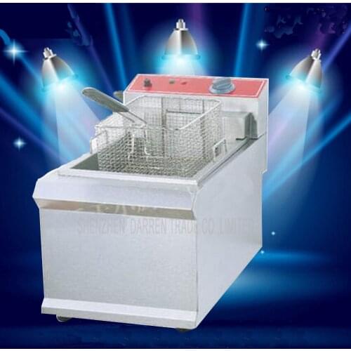 1PC FY-903 Commercial Single cylinder Open Fryer Chicken Frying Equipment Commercial Deep Fryer