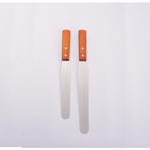 Straight Icing Spatula Stainless Steel Cream Spatula For Cake DIY Cake Butter Smoother Fondant Baking Pastry Cake Decor Tool