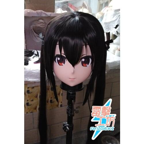 RAIGEKI MAKS 45) Resin 3/4 Head Female/Girl Kigurumi Anime Cosplay Masks Crossdress Japan Role Lolita Crossdresser DOLL BJD Cos