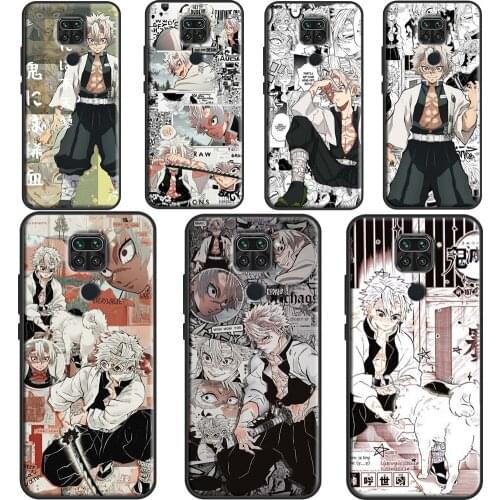 Shinazugawa Sanemi Kimetsu no Yaiba Case For Xiaomi Redmi Note 10 Pro 9S 8T Note 8 Pro Note 9 Pro K40 7 8 9 A 9C 9T Back Cover
