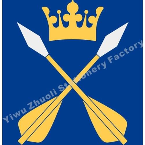 Sweden Dalarna County Flag 120X120cm (4x4FT) 120g 100D Polyester Double Stitched High Quality Banner Free Shipping