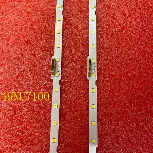 2pcs LED bar for Samsung UE49NU7100 UE49NU7100U UE49NU7170U UE49NU7305K UE49NU7305 UE49NU7172 UE49NU7172U