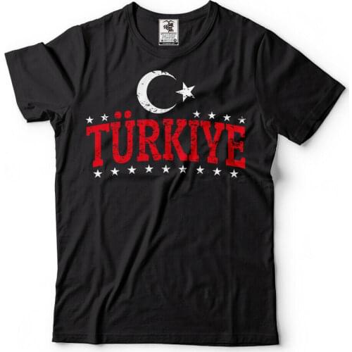 Turkiye Men T-shirt Turkish Heritage Mens Unisex Tee shirt Turkey Flag Shirt Tee