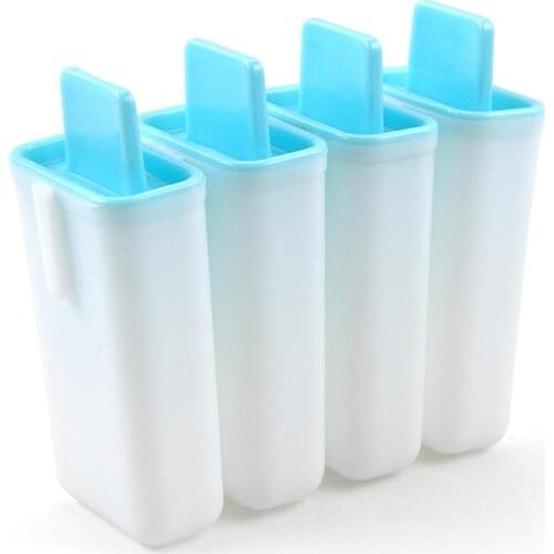 Convenient Ice Cube Mold Beer Freezer Silicagel Healthy Ice Cream Mold Kitchen Diy 4-Hole Summer Milk