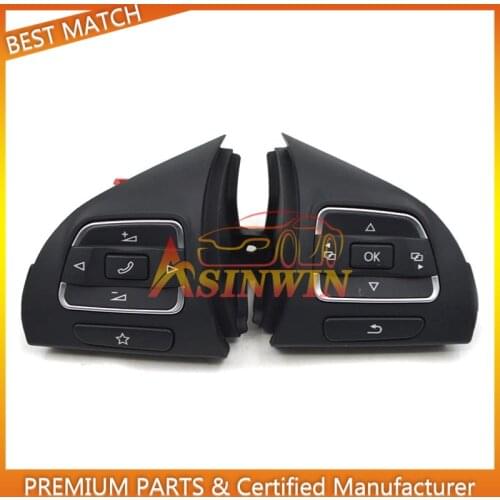 5C0-959-537-A 5C0959537A High Quality Left&Right Side MF Steering Wheel Control Button Fits For VW Jetta Golf MK6 MKVI