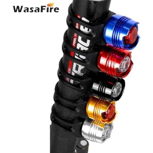 WasaFire ​LED Waterproof Bike Bicycle Rear Tail Helmet Cycling FlashLight Safety Warning Lamp Cycling Safety Warning Light