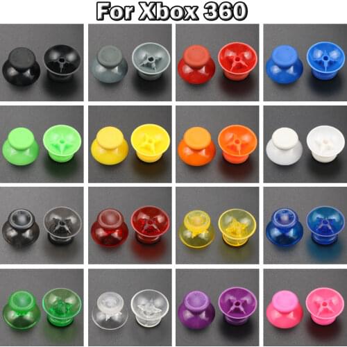 YuXi 2pcs For Xbox360 3D Analog Joystick Cap Cover for Xbox 360 Controller sticks Caps