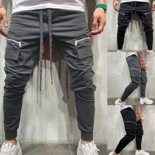 2020 autumn Joggers Sweatpants Men Casual Spring New Drawstring Comfortable Elastic Waist Sweatpants