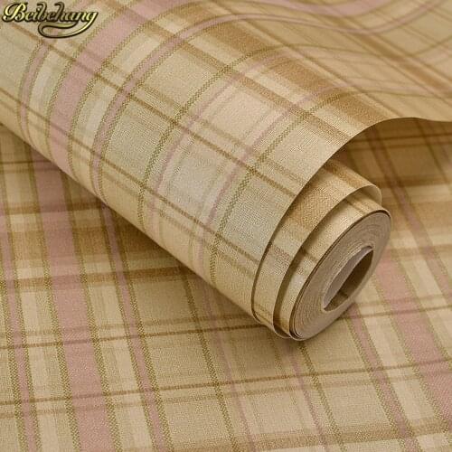 Beibehang Vintage British wallpaper for walls 3d Modern Geometric Metallic Wall Paper lattice wall papers home decor living room