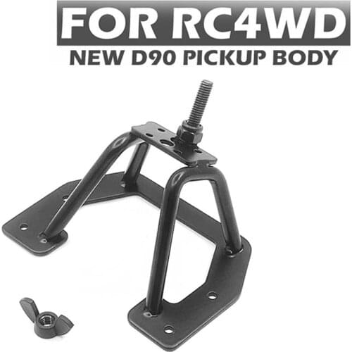 Stainless Steel Spare Tire Holder for RC4WD 2015 D90 Pickup RC Truck Rear Body Tire Seat DIY Upgrade Part